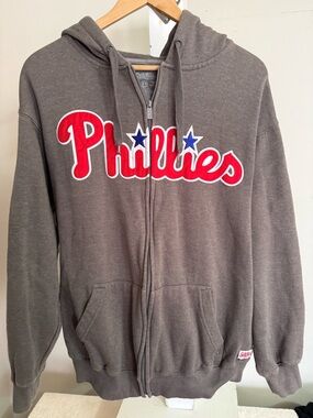 Vintage Stitches Philadelphia Phillies Full Zip Hoodie